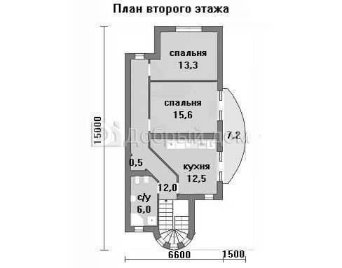 Планировка проекта Проект дома AS-1470 2 этаж
