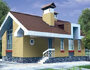 Проект одноэтажного дома AS-252 из кирпича 