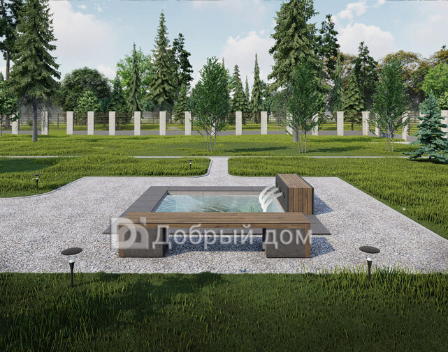 Готовый проект пруда AS-2900-3 
