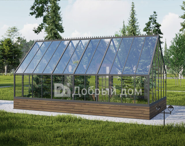 Готовый проект парника AS-2900-8 фасад 4
